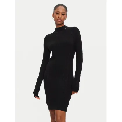 Zdjęcie Fracomina Sukienka dzianinowa FR24WD5007K502R9 Czarny Slim Fit