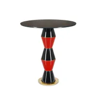 Zdjęcie Wysoki, okrągły stolik kawowy H.75xDia.65 cm