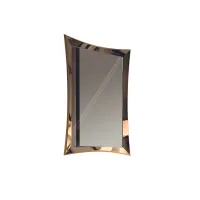 Picture A modern mirror with an unusual shape for a unique interior