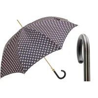 Picture Stylish black women's umbrella with white dots - Pasotti