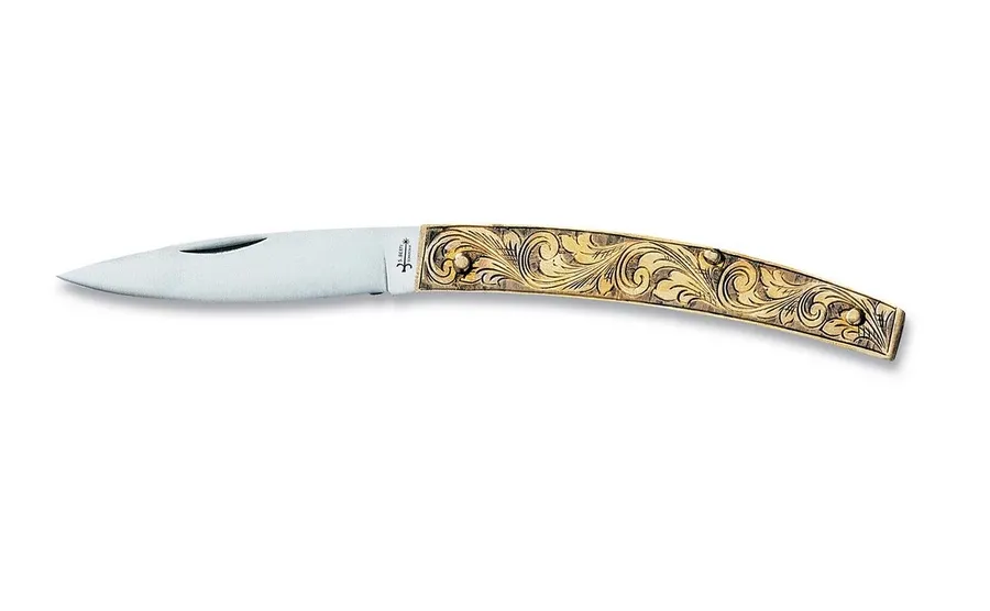 obrazek 1 Bogato zdobiony nóż z motywami roślinnymi - Berti Knives