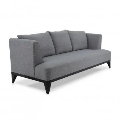 Zdjęcie Szara elegancka sofa 3-osobowa w stylu nowoczesnym - Sevensedie