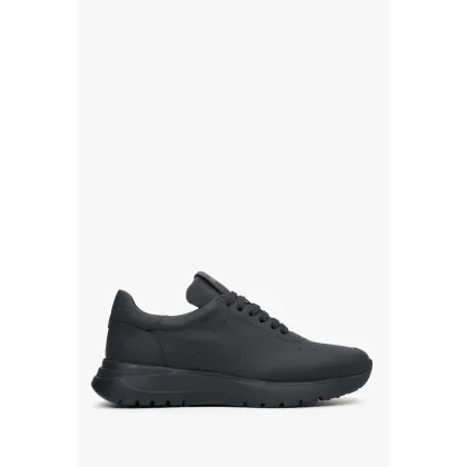 Zdjęcie Estro: Skórzane sneakersy damskie z matowej skóry naturalnej