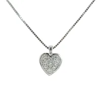 Picture A unique necklace with a heart-shaped pendant from the Diamonds Grace collection