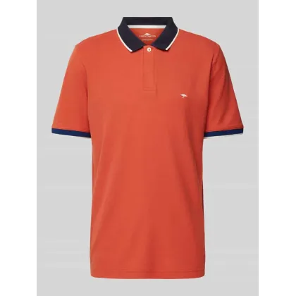 Zdjęcie Koszulka polo o kroju regular fit z obszyciem w kontrastowym kolorze