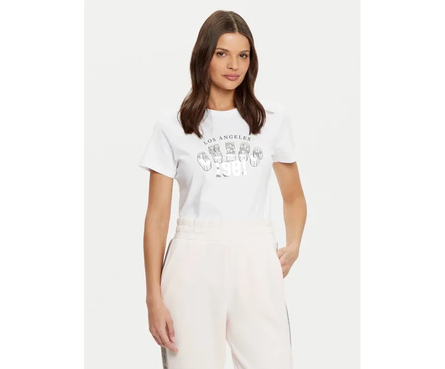 obrazek 1 Guess T-Shirt V5RI06 I3Z14 Biały Regular Fit