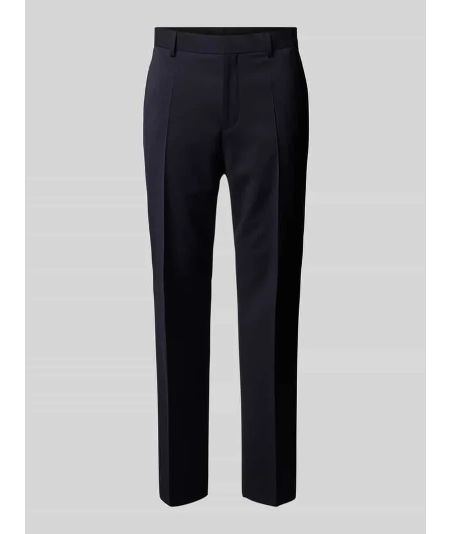 obrazek 1 Spodnie do garnituru o kroju regular fit w kant model ‘Genius’