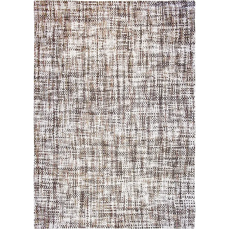 picture 1 Unconventional gray checked rug - CLOUD & SUN 8891