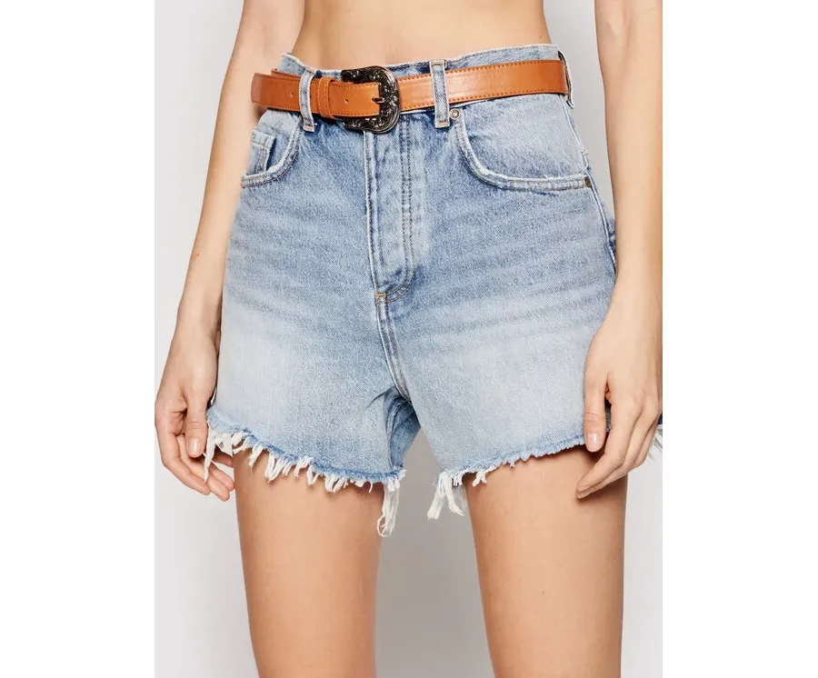 obrazek 1 Liu Jo Szorty jeansowe UA1126 D4613 Niebieski Regular Fit