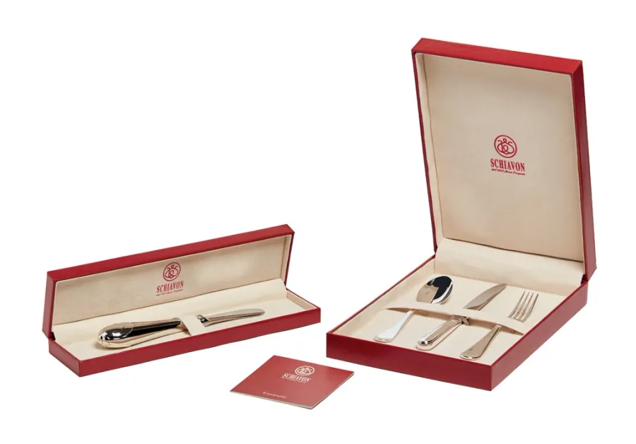 picture 6 A luxurious set of silver-plated Ottagonale cutlery for 6 people