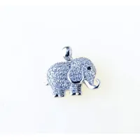 Picture Gold elephant pendant