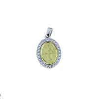 Zdjęcie Cudowna madonna z cyrkoniami wym.18x13mm.