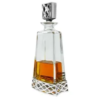 Picture Unconventional carafe with pewter accessories - 650 ml