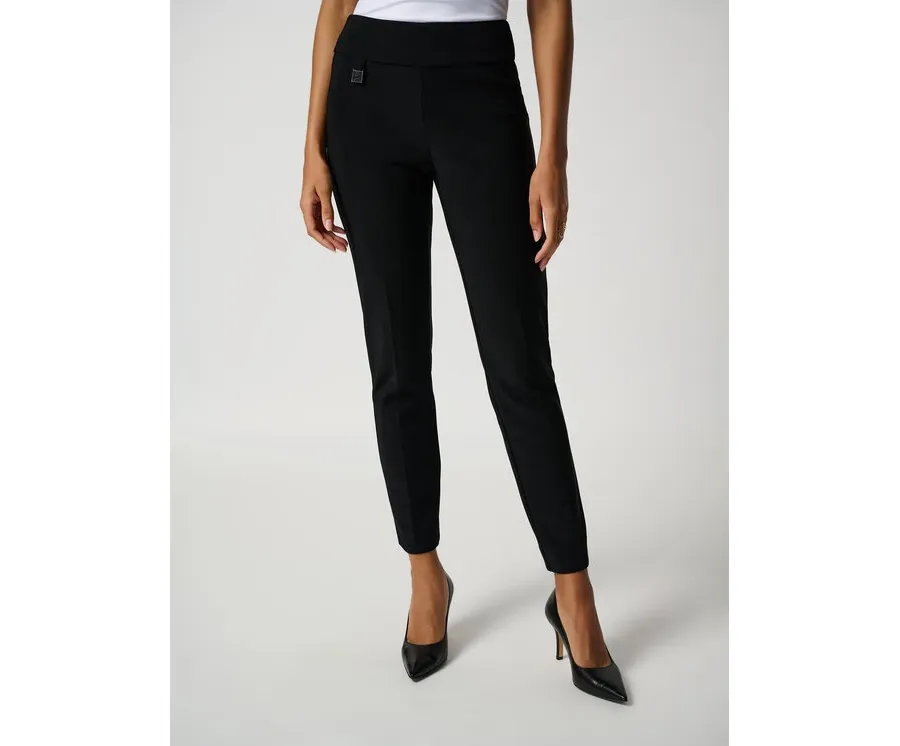 obrazek 1 Joseph Ribkoff Spodnie materiałowe 144092NOS Czarny Slim Fit