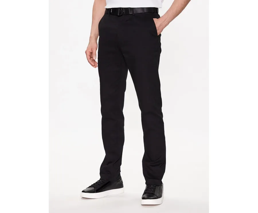 obrazek 1 Calvin Klein Chinosy Modern Twill K10K110979 Czarny Slim Fit
