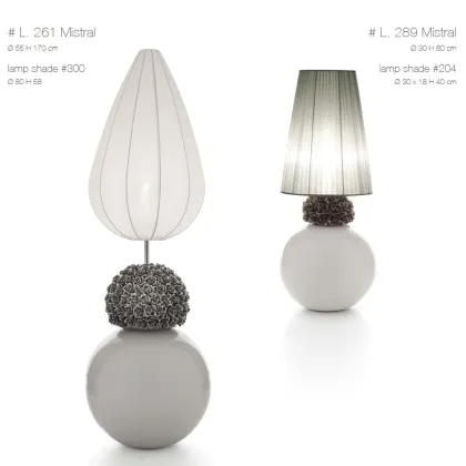 Picture A unique large lamp with decoration, 80cm, 170cm