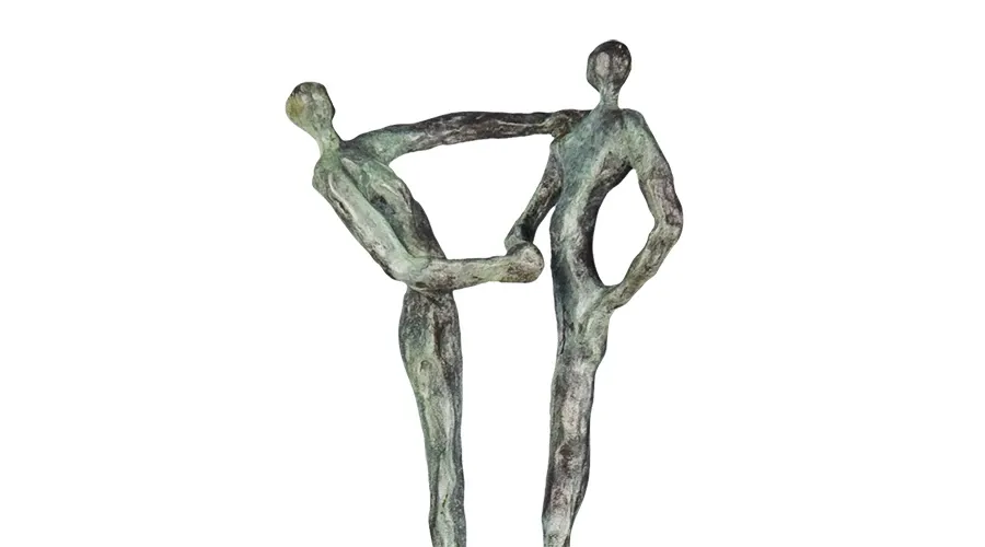 obrazek 2 Oryginalna statuetka wykonana z brązu 