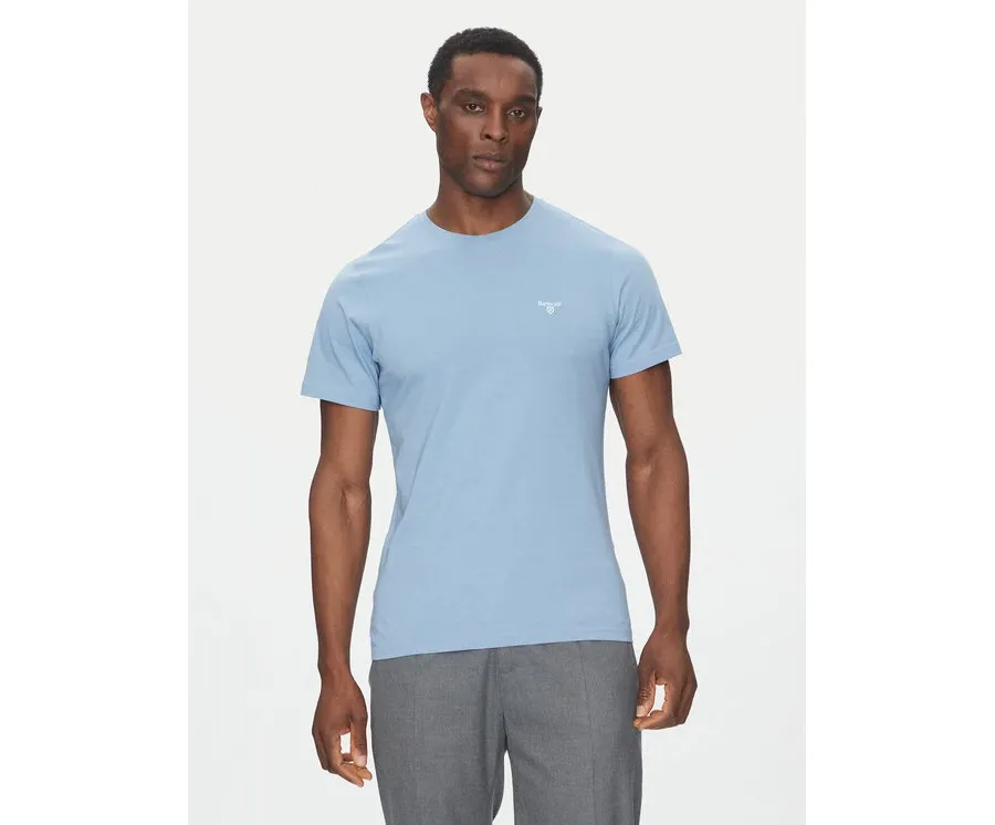 obrazek 1 Barbour T-Shirt Essential Sports MTS0331BL33 Niebieski Tailored Fit