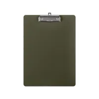 Zdjęcie Podkładka na dokumenty A4 wykonana ze skóry w wyjątkowym kolorze oliwki