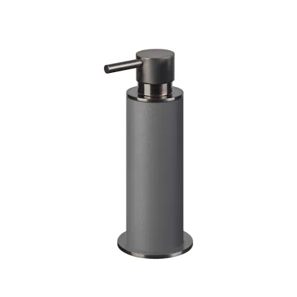 Picture Gray dispenser Ø7xH19 cm with graphite matte finish