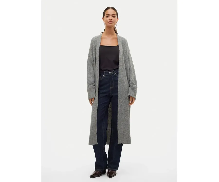 obrazek 1 Vero Moda Kardigan Jupiter 10309608 Szary Relaxed Fit