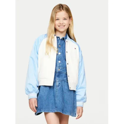 Zdjęcie Tommy Hilfiger Kurtka bomber Varsity KG0KG08054 Niebieski Regular Fit