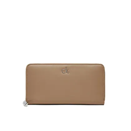 Zdjęcie Calvin Klein Duży Portfel Damski Ck Daily Large Zip Around_Pbl K60K612850 Brązowy