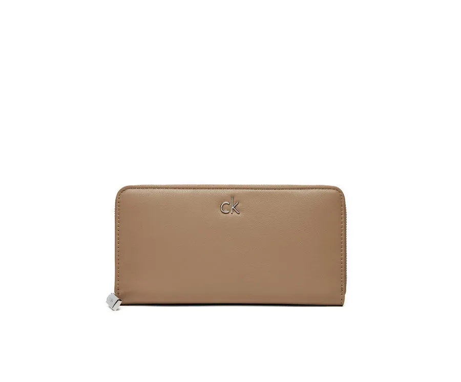 obrazek 1 Calvin Klein Duży Portfel Damski Ck Daily Large Zip Around_Pbl K60K612850 Brązowy