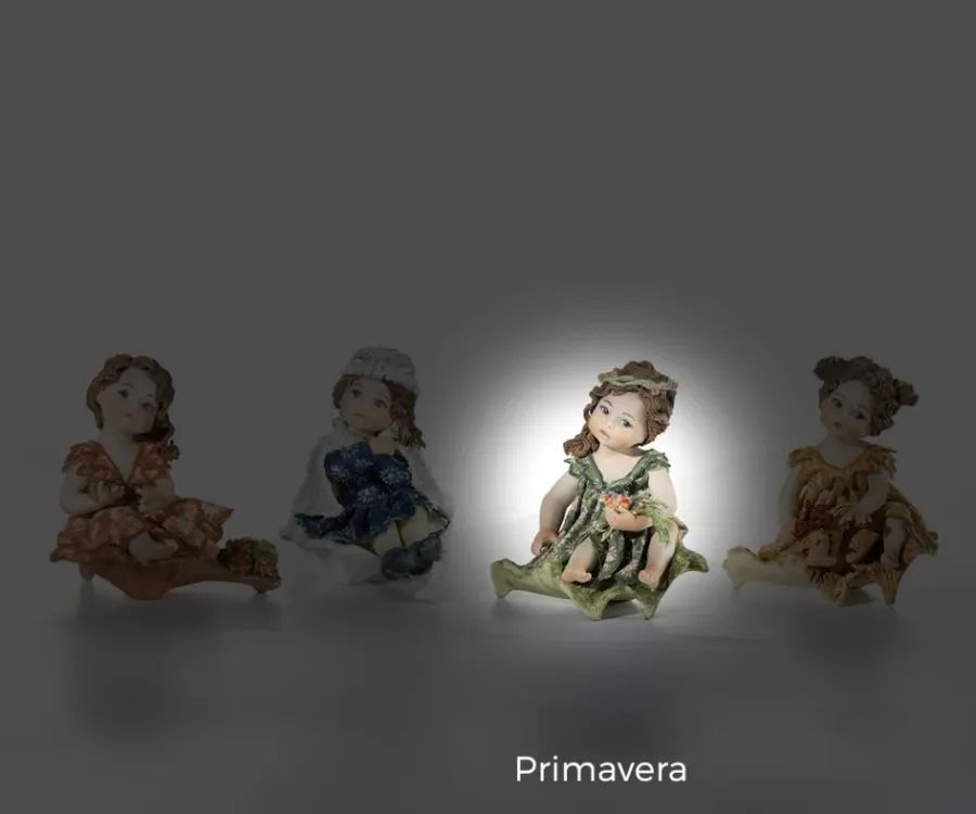 obrazek 1 Porcelanowa lalka dziewczynki symbolu wiosny - Sibania