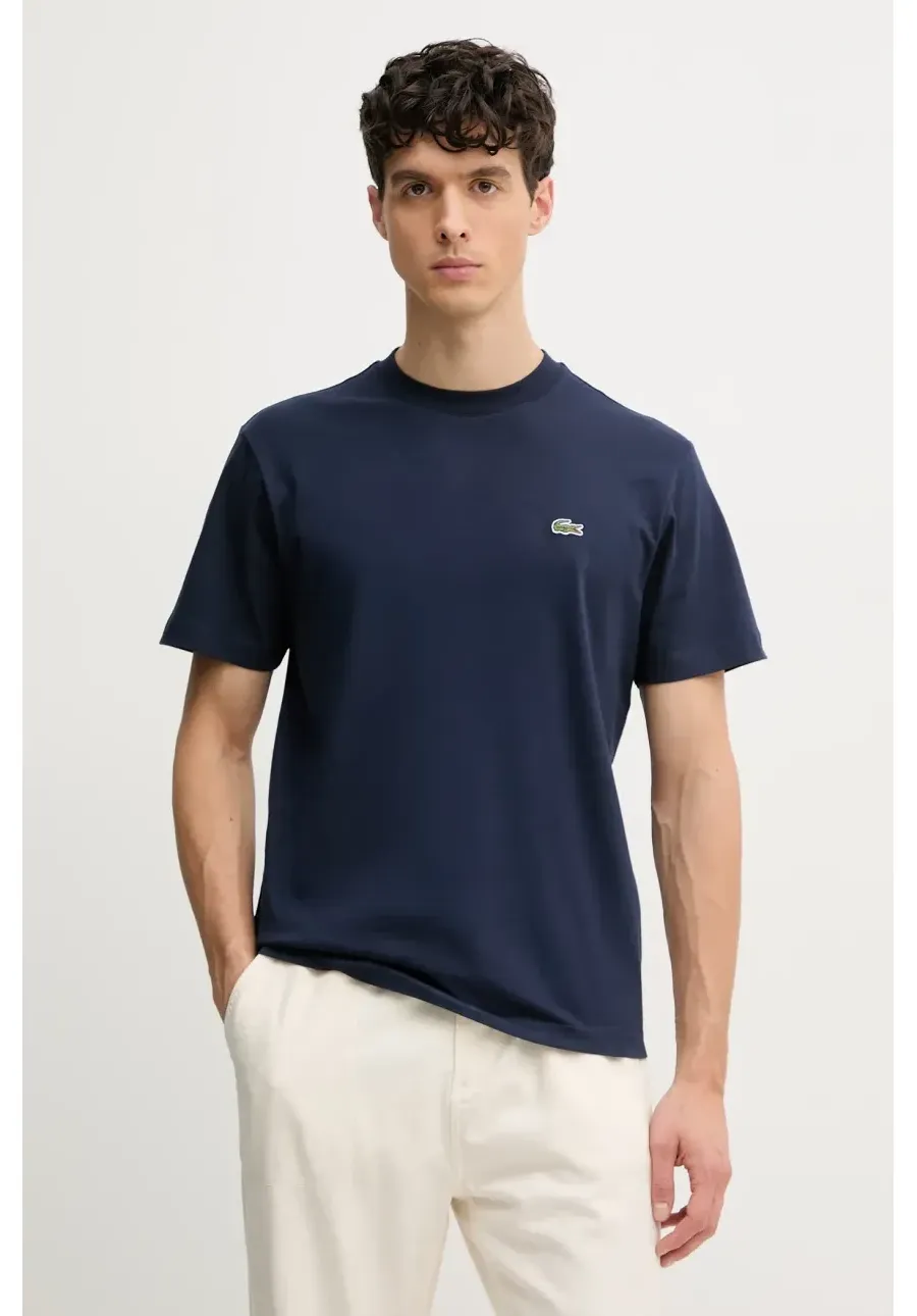 obrazek 1 Lacoste t-shirt bawełniany kolor granatowy TH7318