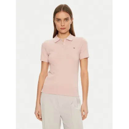 Zdjęcie Tommy Hilfiger Polo 1985 WW0WW43225 Różowy Slim Fit