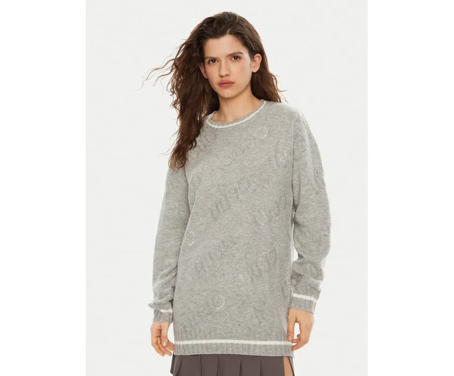 obrazek 1 Liu Jo Sweter TF4173 MS55L Szary Regular Fit