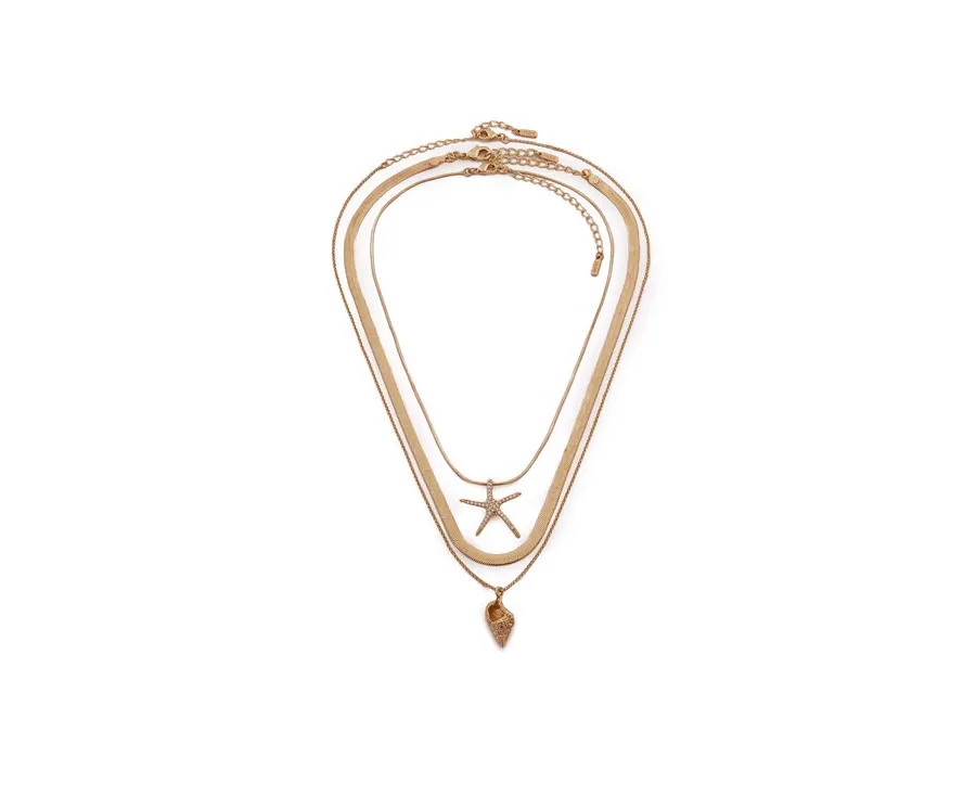 obrazek 1 Aldo Zestaw 3 naszyjników Seascharms 13995007 Złoty