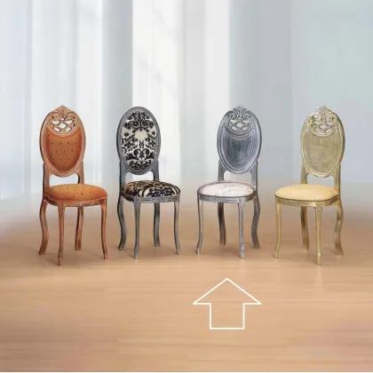 Zdjęcie Antyczne luksusowe krzesło do stylowego salonu - Morello Gianpaolo