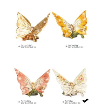 Picture A wonderful, beautifully decorated ceramic butterfly - Valle d'oro Patchi