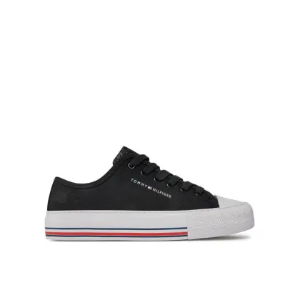 Zdjęcie Tommy Hilfiger Trampki Low Cut Lace-Up Sneaker T3A9-33185-1687 S Czarny