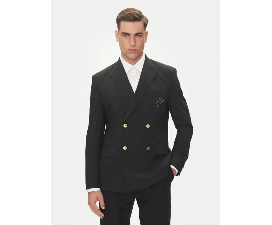 obrazek 1 KARL LAGERFELD Marynarka 155102 552037 Czarny Slim Fit