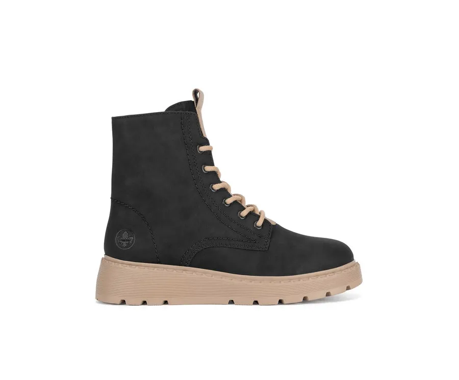 obrazek 1 Rieker Botki 70404-00 Czarny