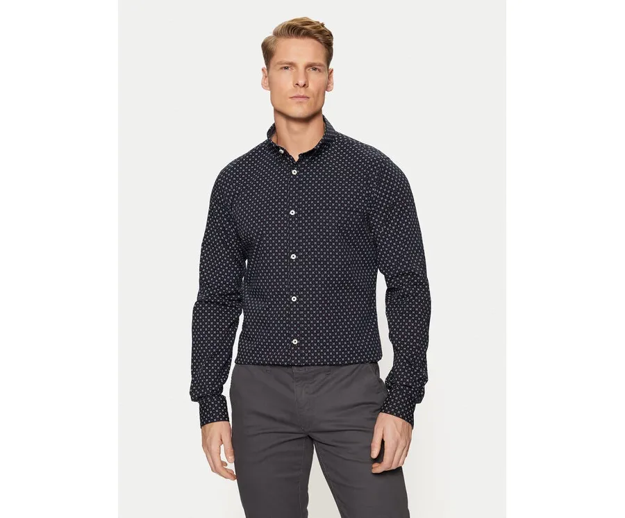 obrazek 1 s.Oliver Koszula 2149815 Granatowy Slim Fit