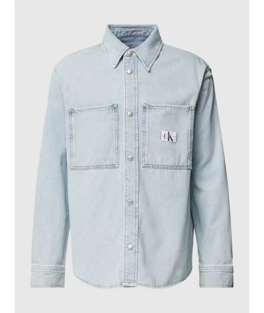 obrazek 1 Koszula casualowa z listwą z zatrzaskami