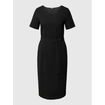 Zdjęcie Sukienka o długości do kolan z wiązanym paskiem