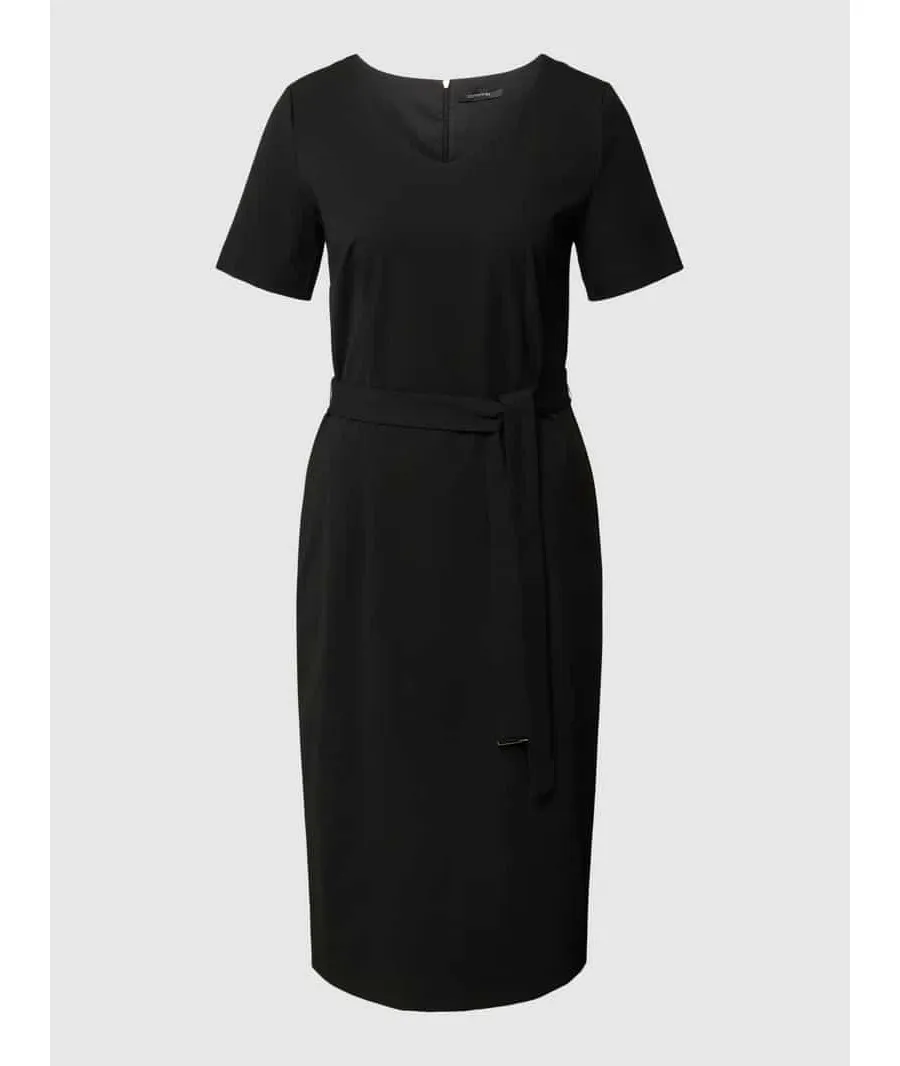 obrazek 1 Sukienka o długości do kolan z wiązanym paskiem