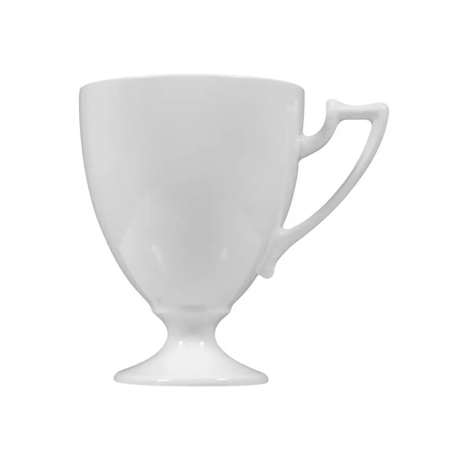 obrazek 2 Wyjątkowa biała porcelanowa filiżanka do kawy w stylu klasycznym - Tettau