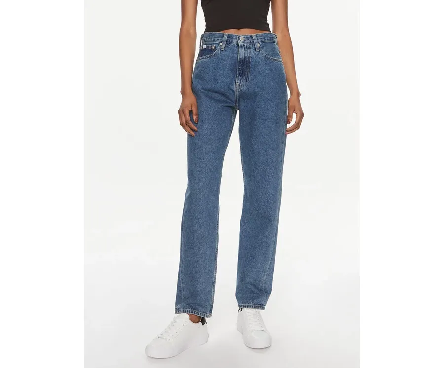 obrazek 1 Calvin Klein Jeans Jeansy Authentic J20J222443 Granatowy Straight Fit