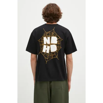 Zdjęcie NEIGHBORHOOD t-shirt bawełniany Tee SS-7 męski kolor czarny z nadrukiem 242PCNH.ST07