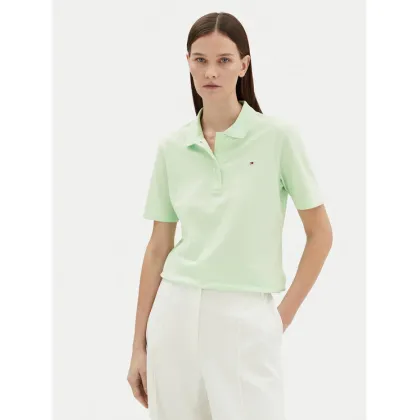 Zdjęcie Tommy Hilfiger Polo 1985 WW0WW43224 Zielony Regular Fit