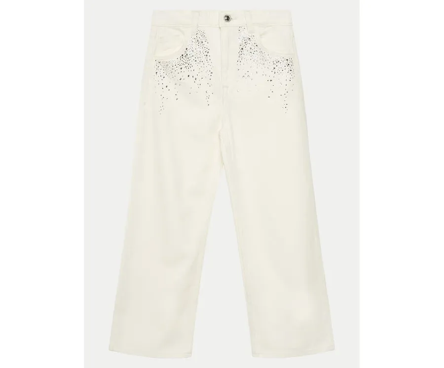 obrazek 1 Guess Jeansy J5RB07 WGVO0 Biały Regular Fit