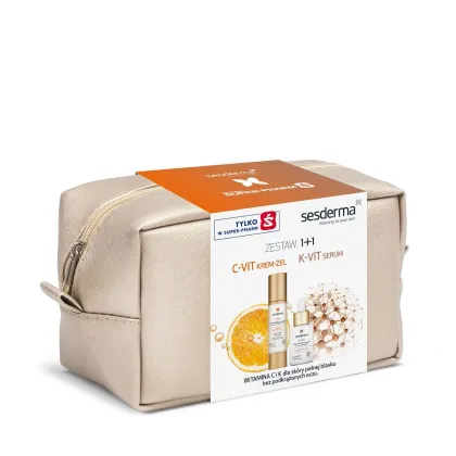 Zdjęcie Sesderma C-VIT + K-VIT - Zestaw (C-VIT Krem-żel 50ml + K-VIT Serum 30ml)