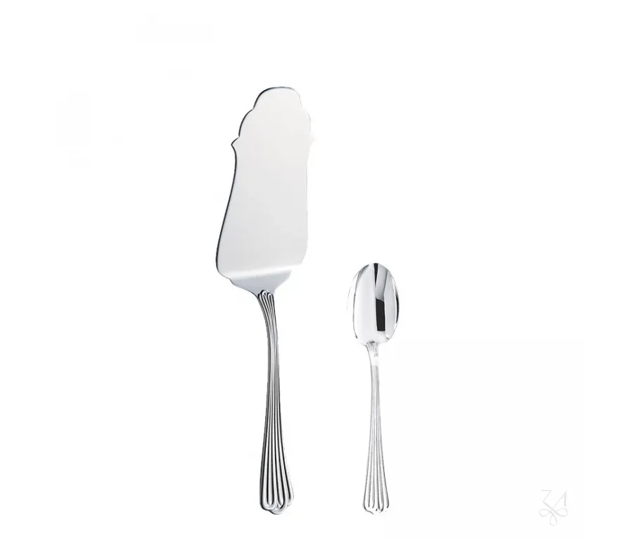 obrazek 3 Elegancki 100-elementowy zestaw sztućców w skrzynce - Zaramella Argenti