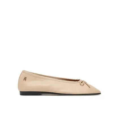 Zdjęcie Tommy Hilfiger Baleriny Soft Leather Ballerina Bow FW0FW08355 Różowy